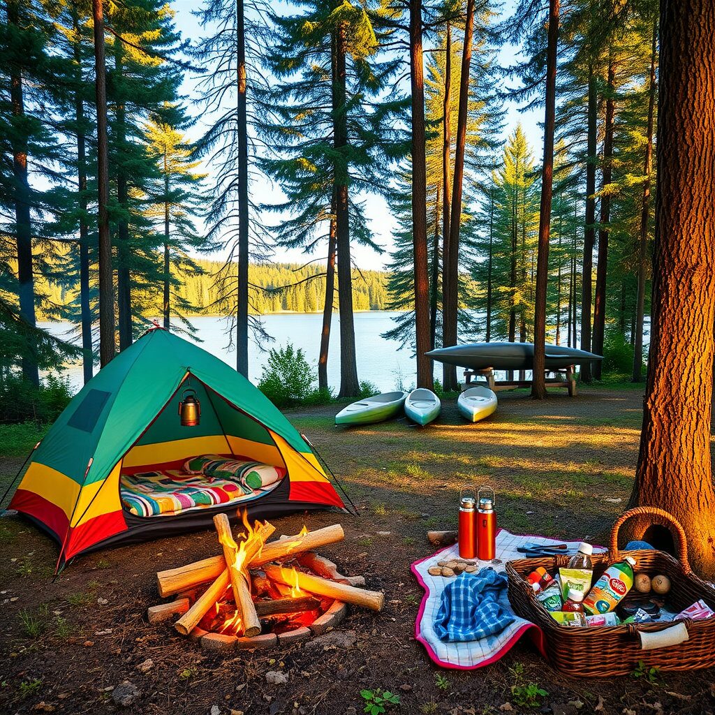 Sensitive Camping Vlog Records My Daily Life in Nature