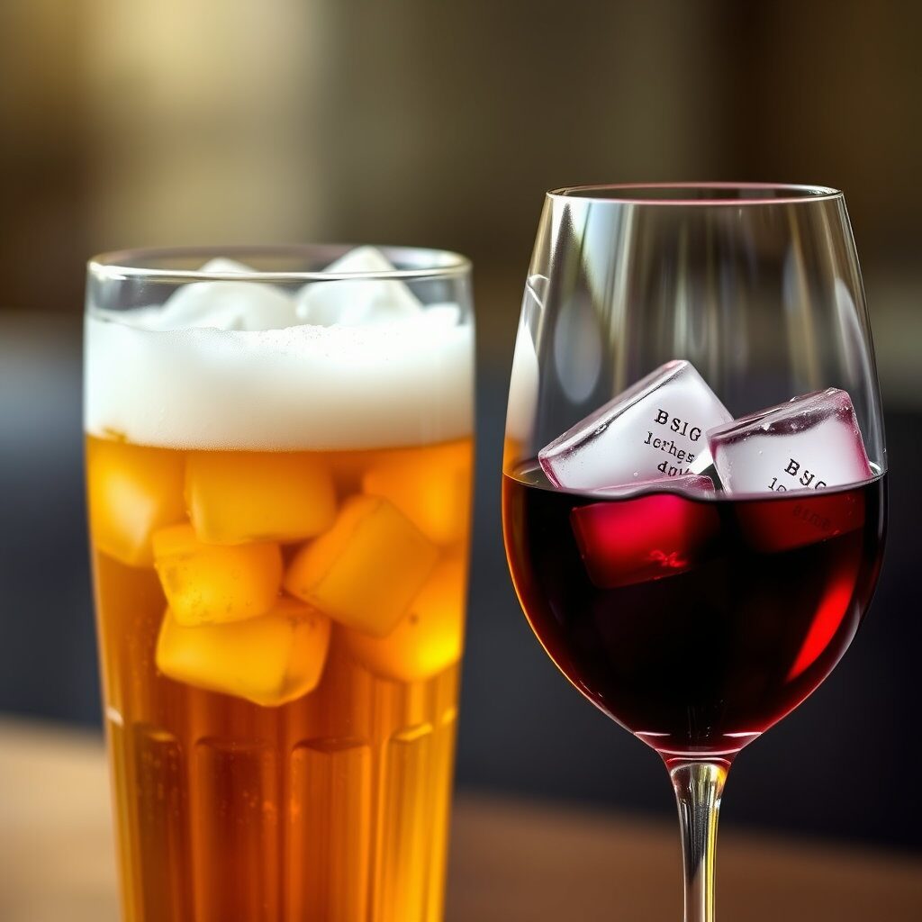Beer And Wine With Ice